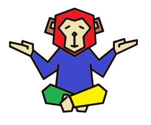 Logo Mahnix Affe farbig transparent